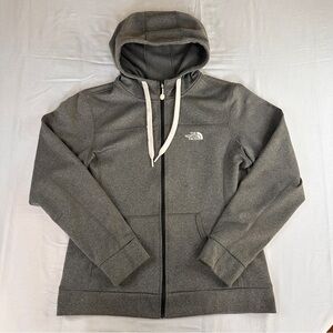 The North Face Canyonlands Fleece Hoodie Womens Medium Gray Full Zip - (473)